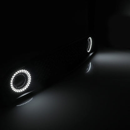 RENEGADE 2015-2017 Mustang Grille with LED DRL Ring WINJET-CGRNG0613-DRL
