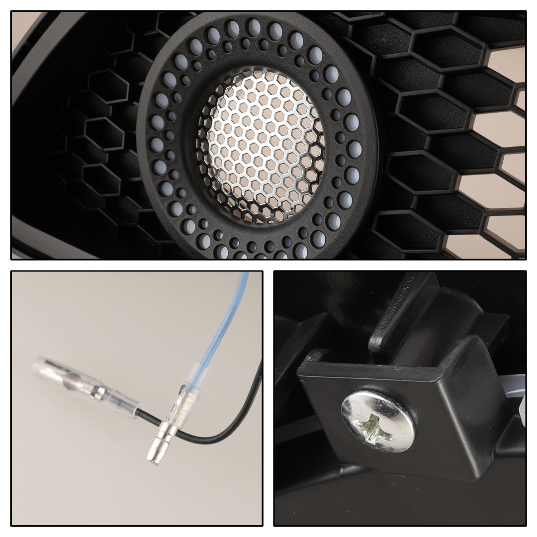 RENEGADE 2015-2017 Mustang Grille with LED DRL Ring WINJET-CGRNG0613-DRL