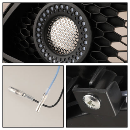 RENEGADE 2015-2017 Mustang Grille with LED DRL Ring WINJET-CGRNG0613-DRL