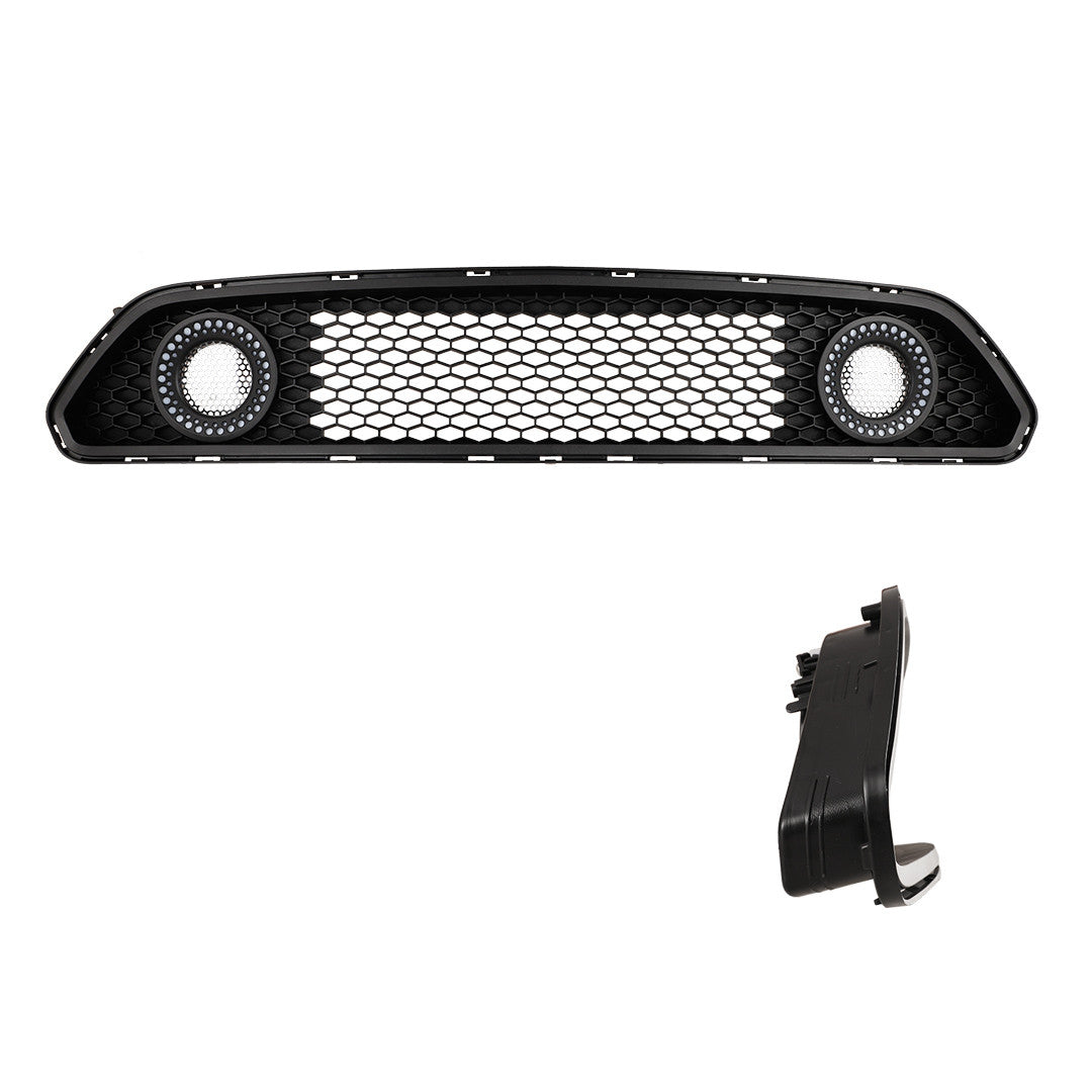 RENEGADE 2015-2017 Mustang Grille with LED DRL Ring WINJET-CGRNG0613-DRL