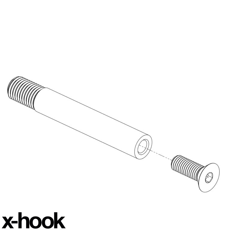 x-hook Mounting Shaft (Required) Porsche Carrera GT | 03-07 (In stock)