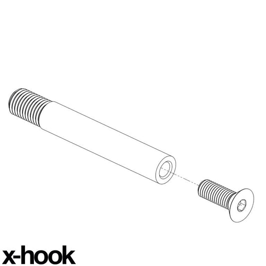 x-hook Mounting Shaft (Required) Porsche Carrera GT | 03-07 (In stock)