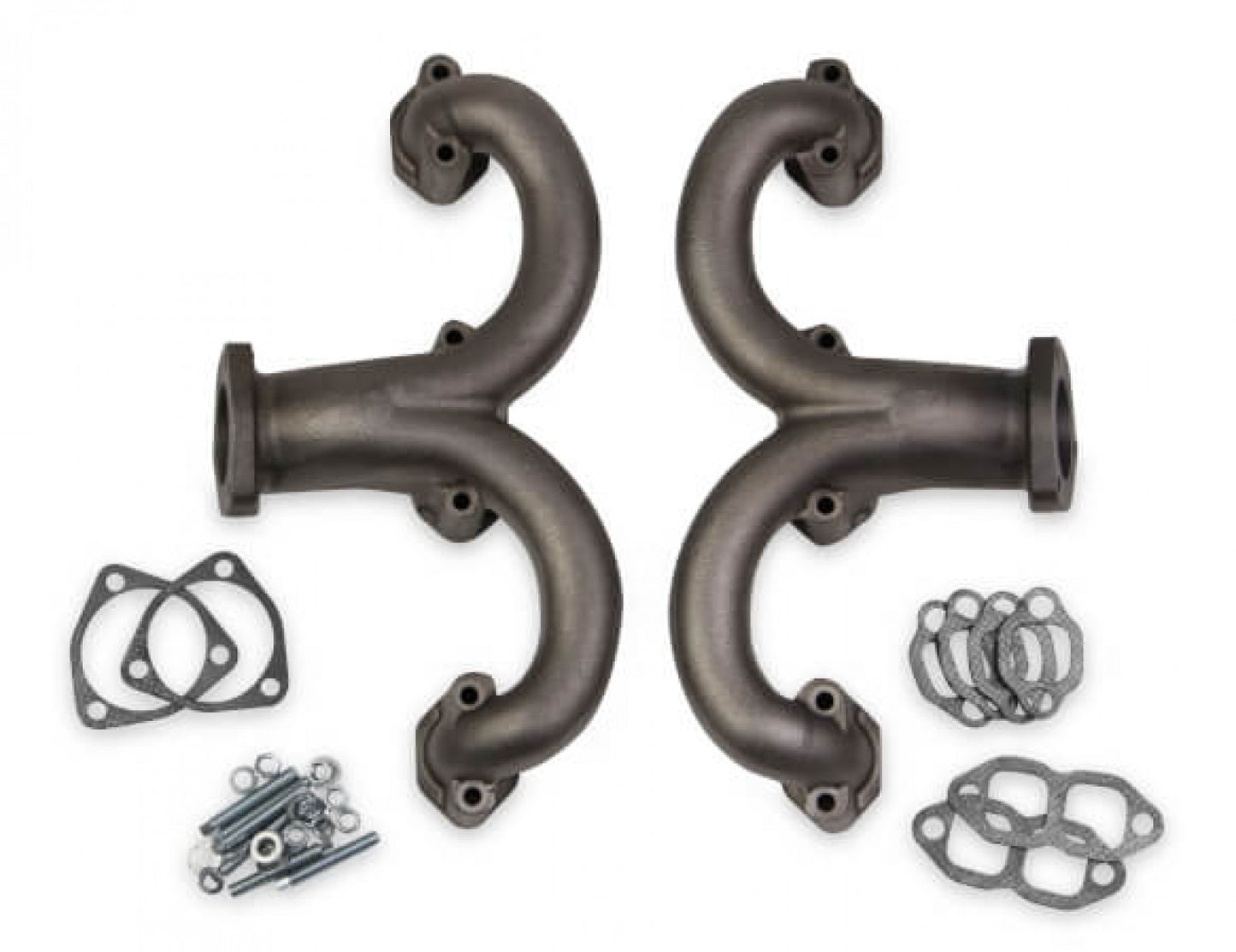 Flowtech Smallblock Chevy Ram Horn Manifold - Raw Exhaust Manifold 11704-RFLT