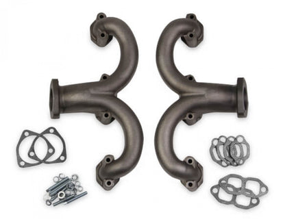 Flowtech Smallblock Chevy Ram Horn Manifold - Raw Exhaust Manifold 11704-RFLT