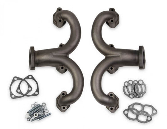 Flowtech Smallblock Chevy Ram Horn Manifold - Raw Exhaust Manifold 11704-RFLT