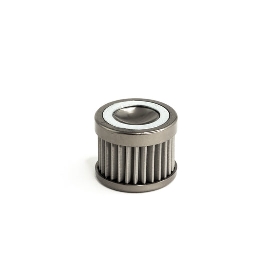 Deatschwerks In-line fuel filter element, stainless steel 40 micron. Fits DW 70mm housing. Universal DEW-8-02-070-040