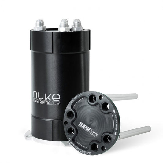 Nuke Performance 2G Fuel Surge Tank 3.0 Liter Up To 3 External Fuel Pumps 150-01-204