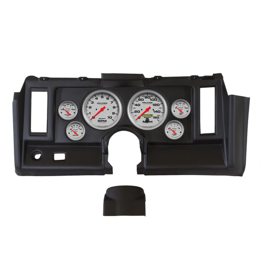 AutoMeter 5 GAUGE DIRECT-FIT DASH KIT CHEVY CAR 53-54 DESIGNER BLACK 7042-DB