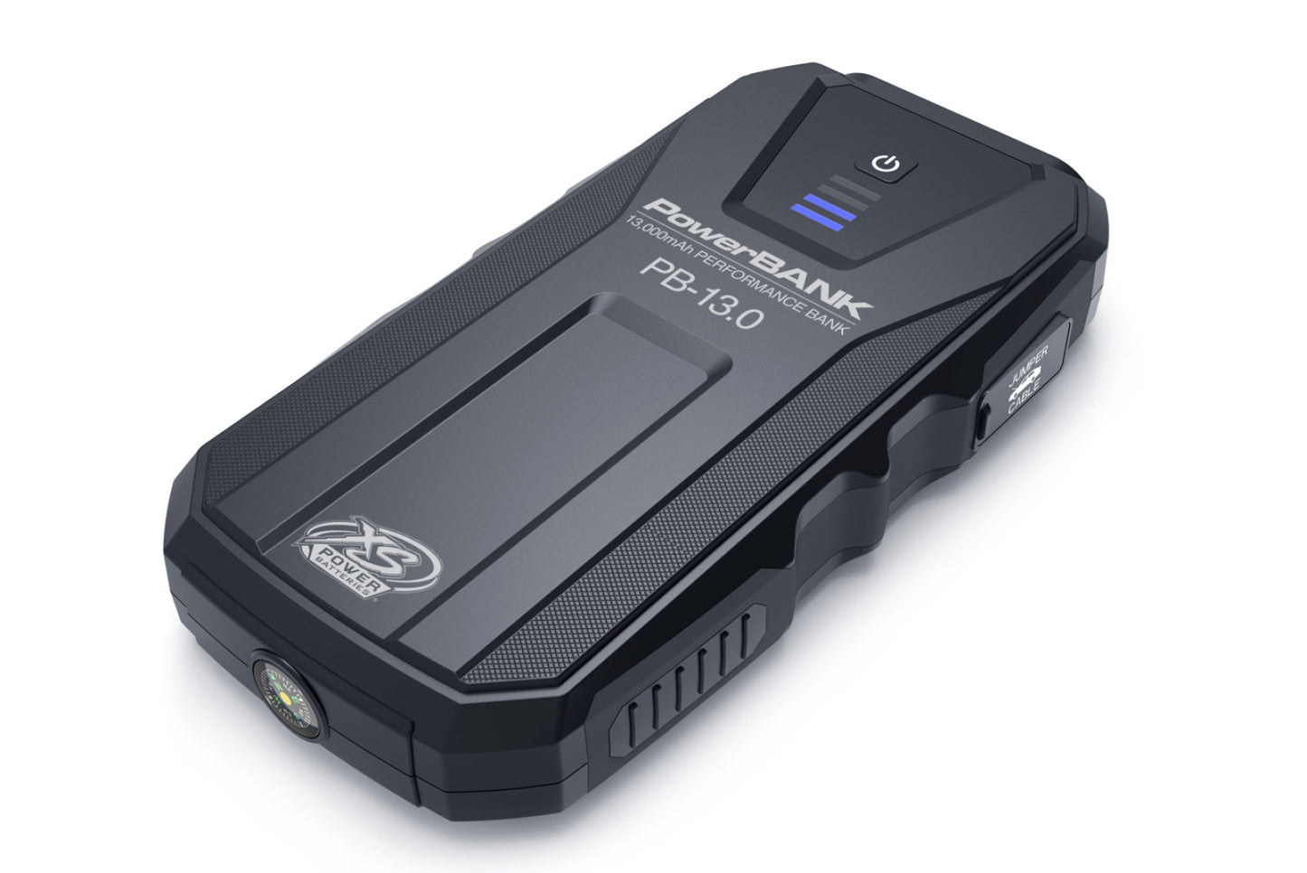 XS Power Batteries 13,000mAh Performance Bank. Gray plastic housing PB-13.0