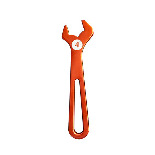 Deatschwerks 4AN T6061 Aluminum Hose End Wrench (orange anodized) DEW-6-02-1001