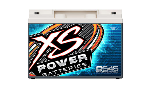 XS Power Batteries 12V AGM D Series Batteries - M6 Terminal Bolts Included 800 Max Amps D545