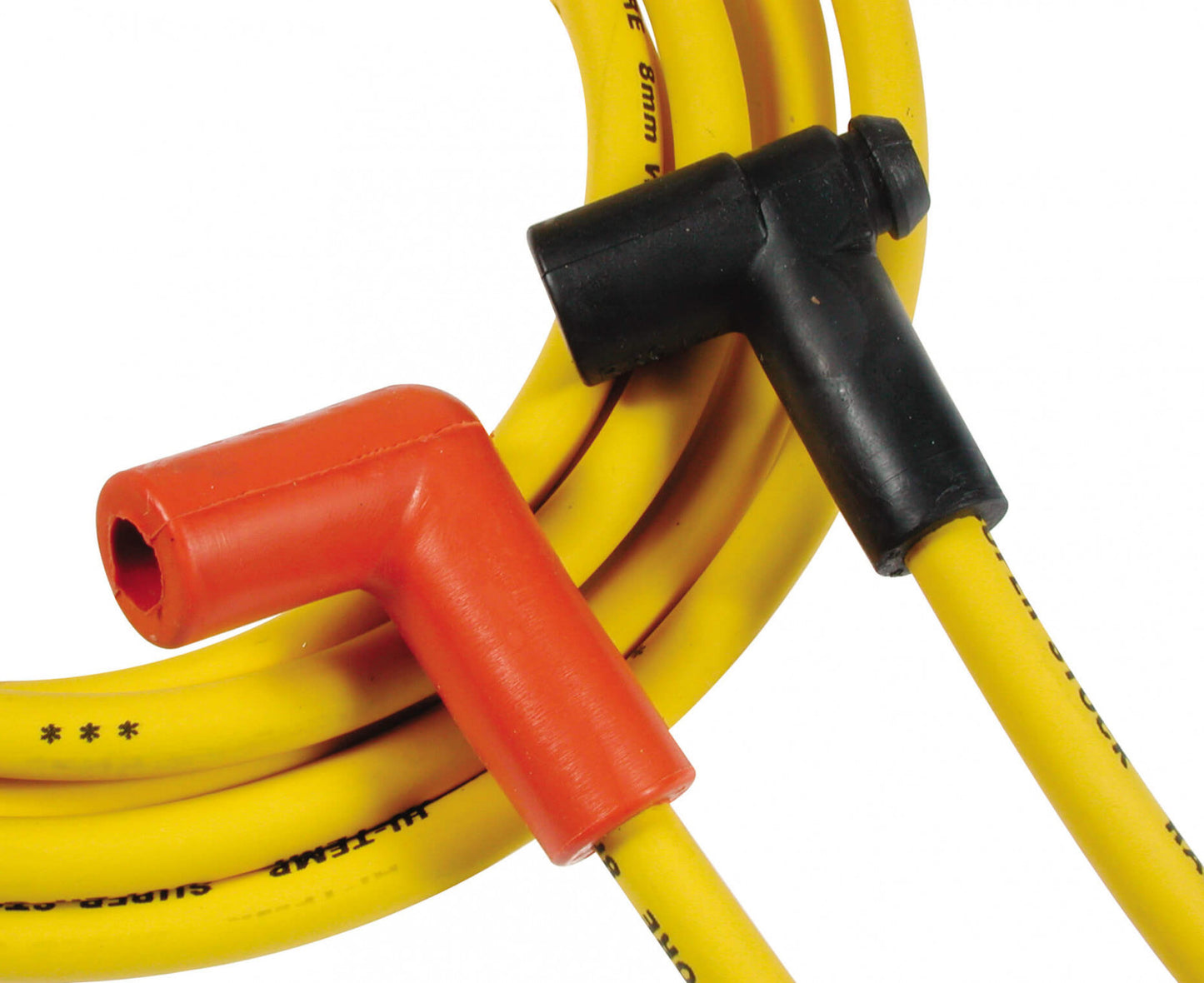 ACCEL Spark Plug Wire Set - Super Stock Graphite Core 8mm - Chevy / Pontiac 1984-91 - Yellow 4066
