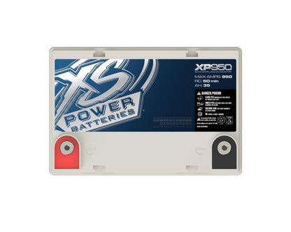 XS Power Batteries 12V AGM XP Series Supplemental Batteries - M6 Terminal Bolts Included 950 Max Amps XP950